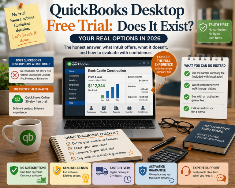 QuickBooks Desktop Free Trial: Does It Exist? Your Options in 2026